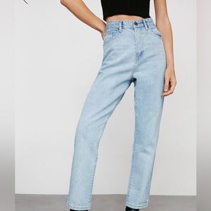 Nasty Gal Organic Denim High Waisted Mom Jeans